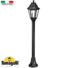 Φωτιστικό Κολώνα 110cm με Λάμπα LED 8.5W 969lm 230V CCT Ρητίνης Μαύρο IP55 Fumagalli Anna
